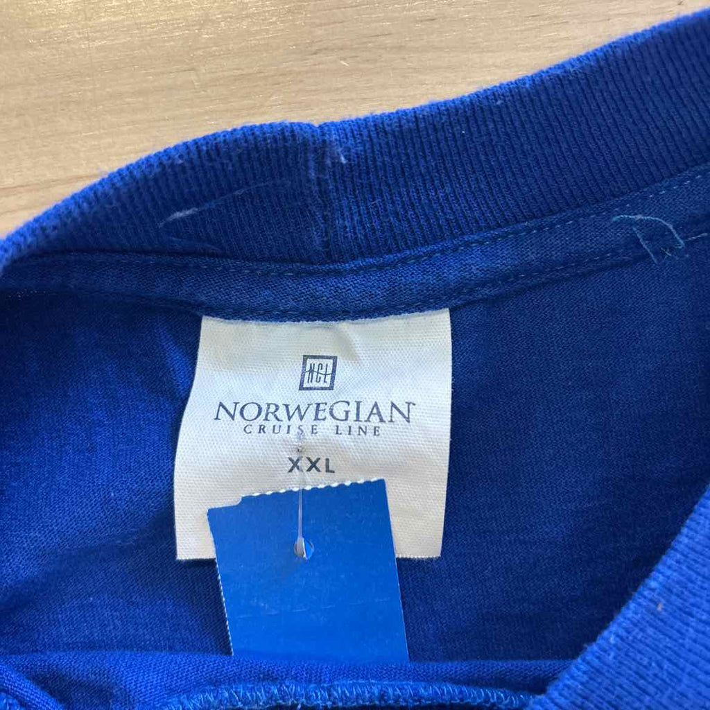 AssortedBrands Size XXL Blue Preloved MENS T-shirt