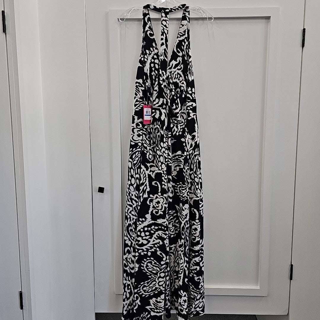 Vince Camuto Size XL Black/White Dress