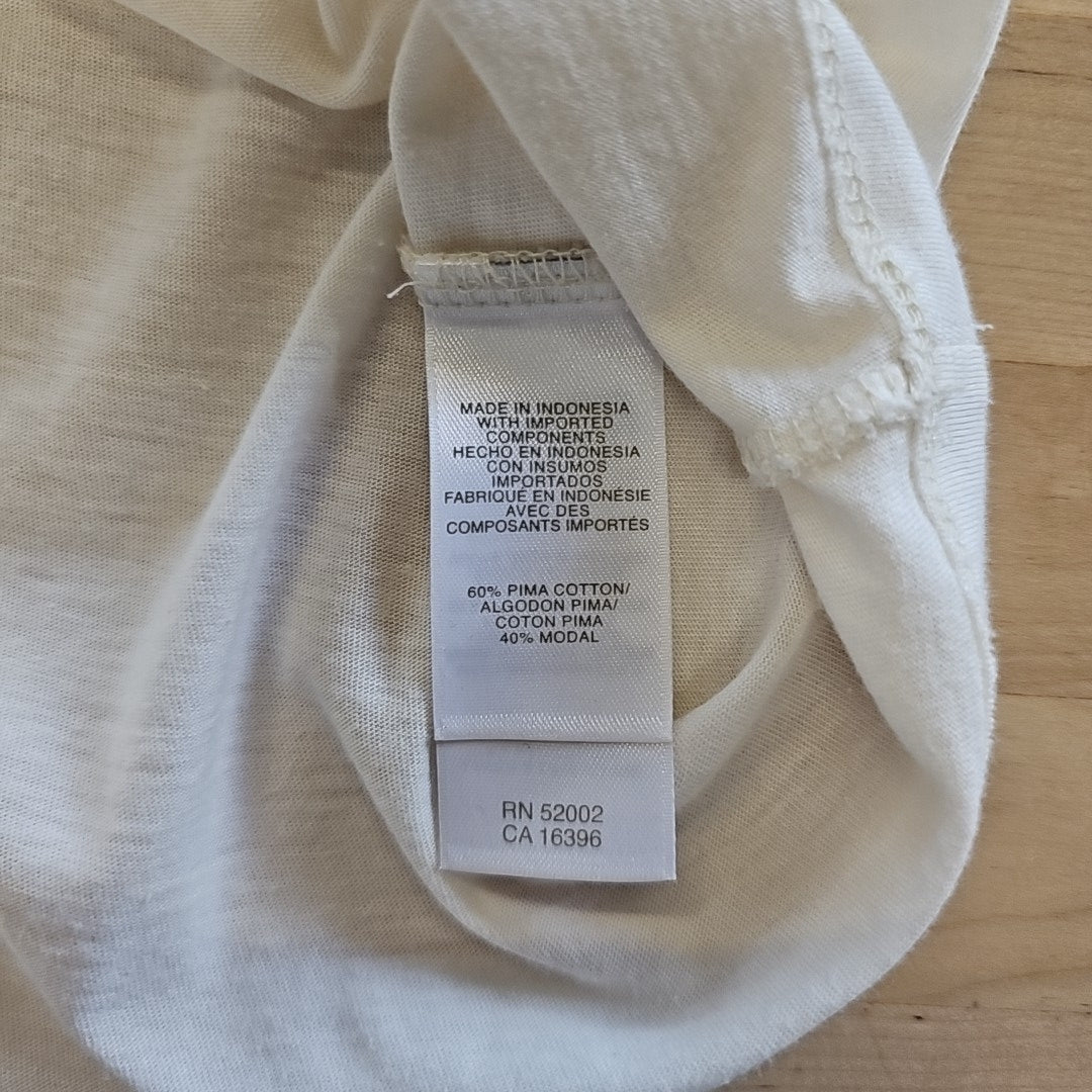 Liz Claiborne Size M White Preloved Blouse