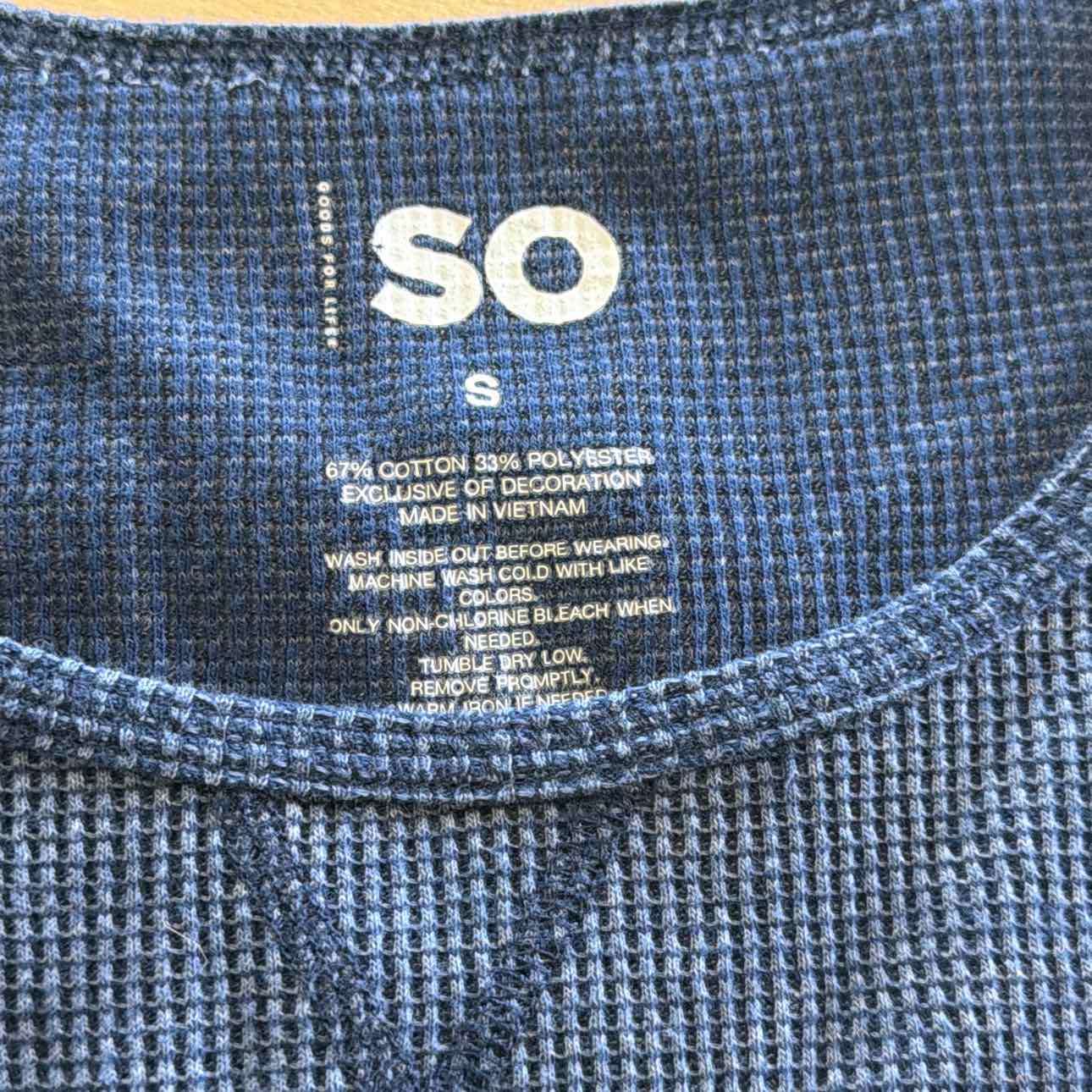 So Size S Blue Preloved Longsleeve