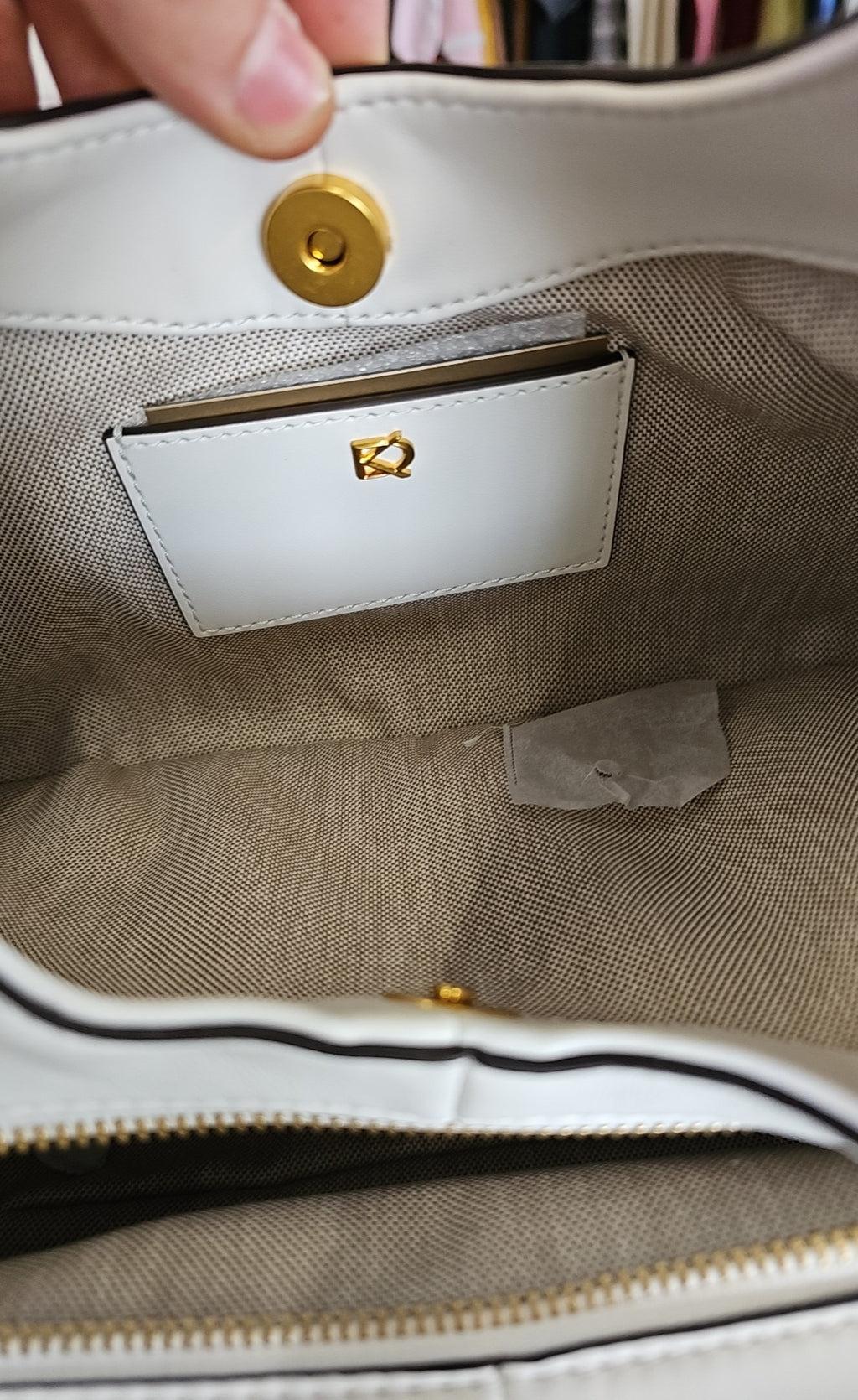 Donna Karan New York Batiste Triple Compartment Small Shoulder Bag - Bril