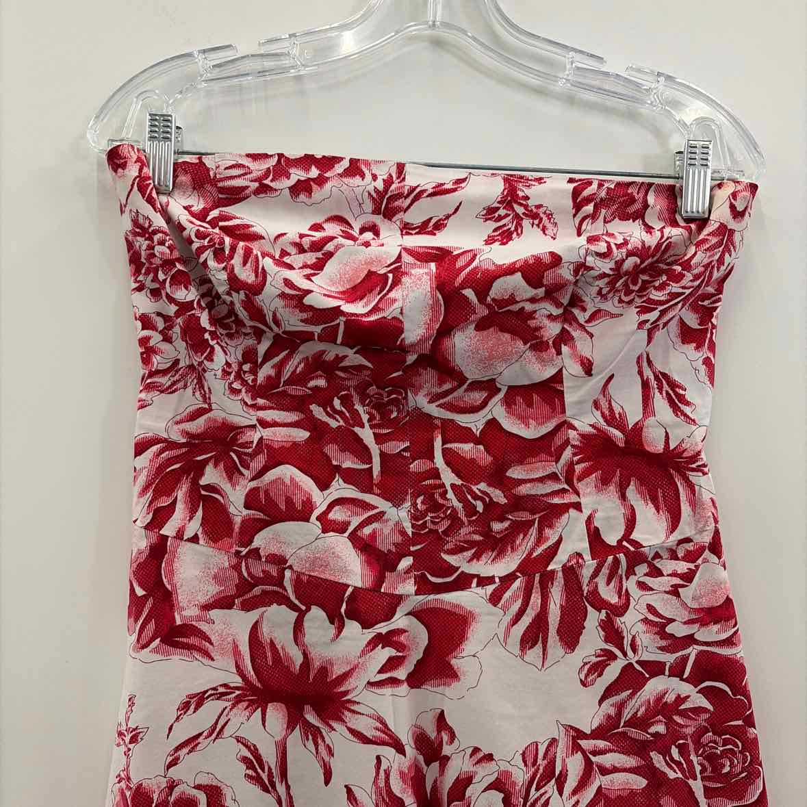 Charlotte Russe Size 9 Red White Preloved Dress