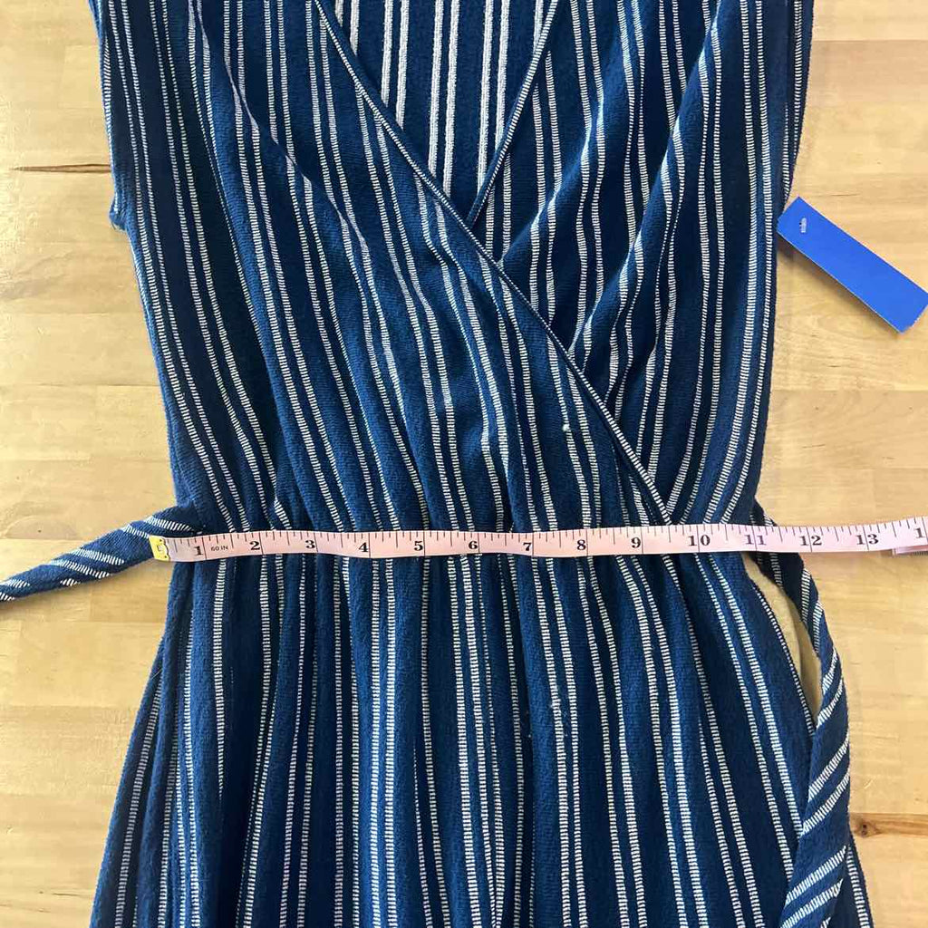 Caution to the wind Size S Navy/White Preloved Jumper