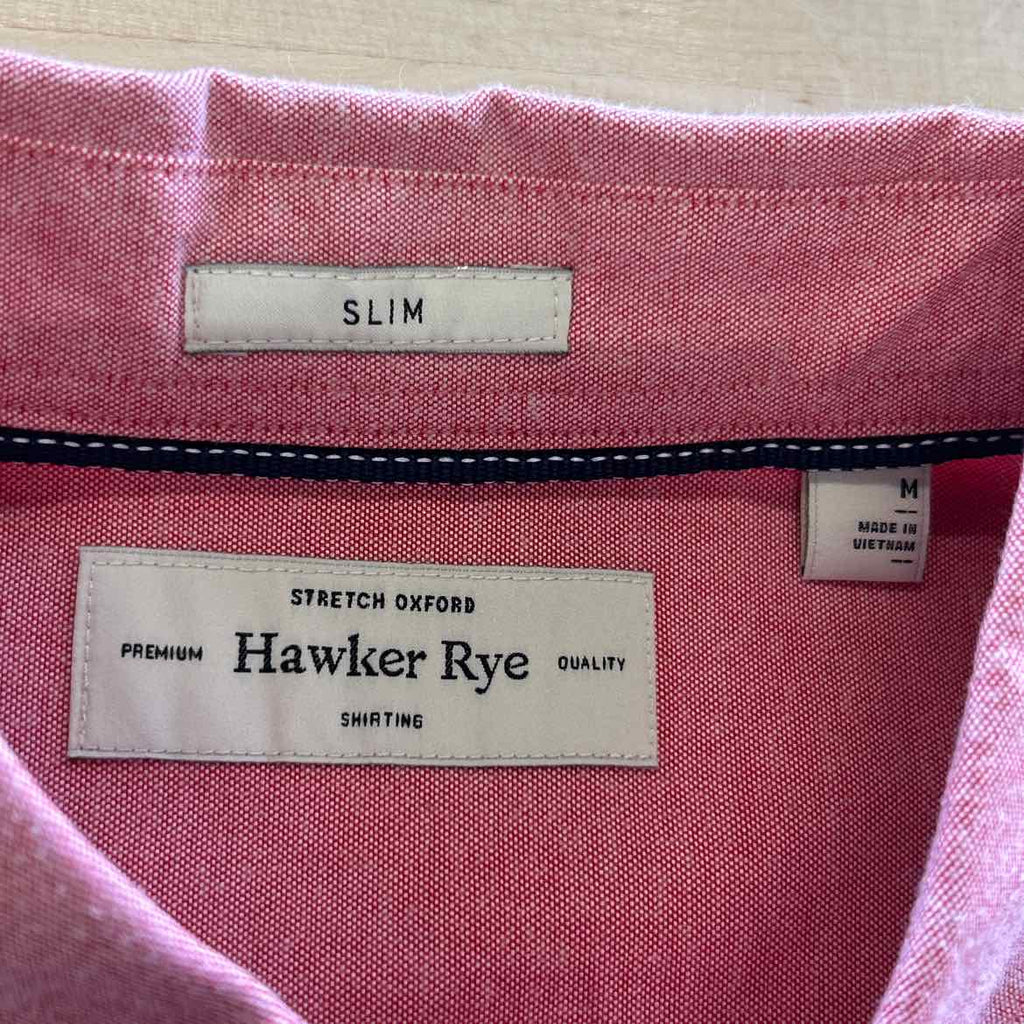 Hawker Rye Size M Pink Preloved Button Down LS