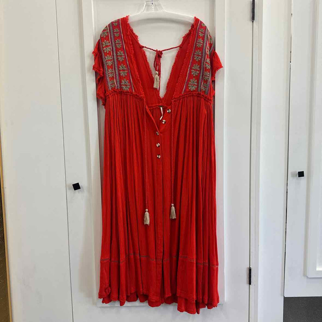 Free People Size S Red Dress