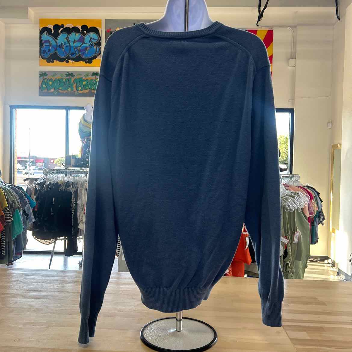 Jos.A.Bank Size L Blue Preloved Sweater