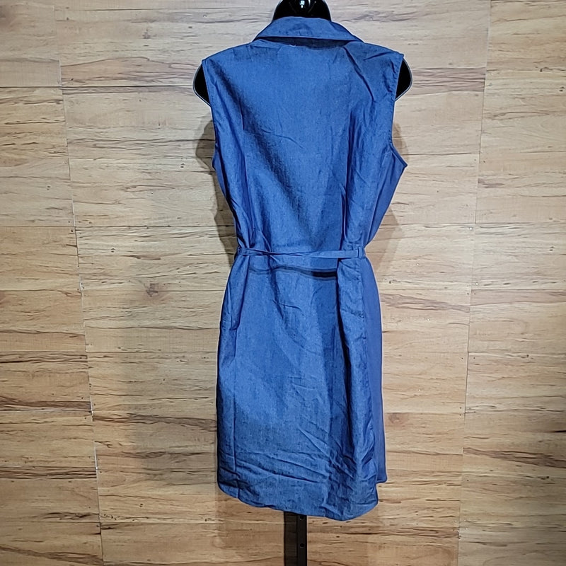 NY Collection Size PL Blue Dress