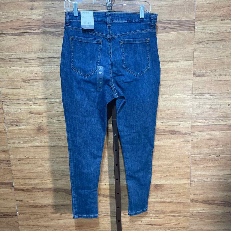 INC Crop Size 10P Blue Jeans