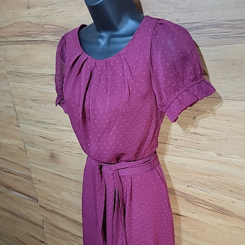 NY Collection Burgundy Size PS Dress NWT