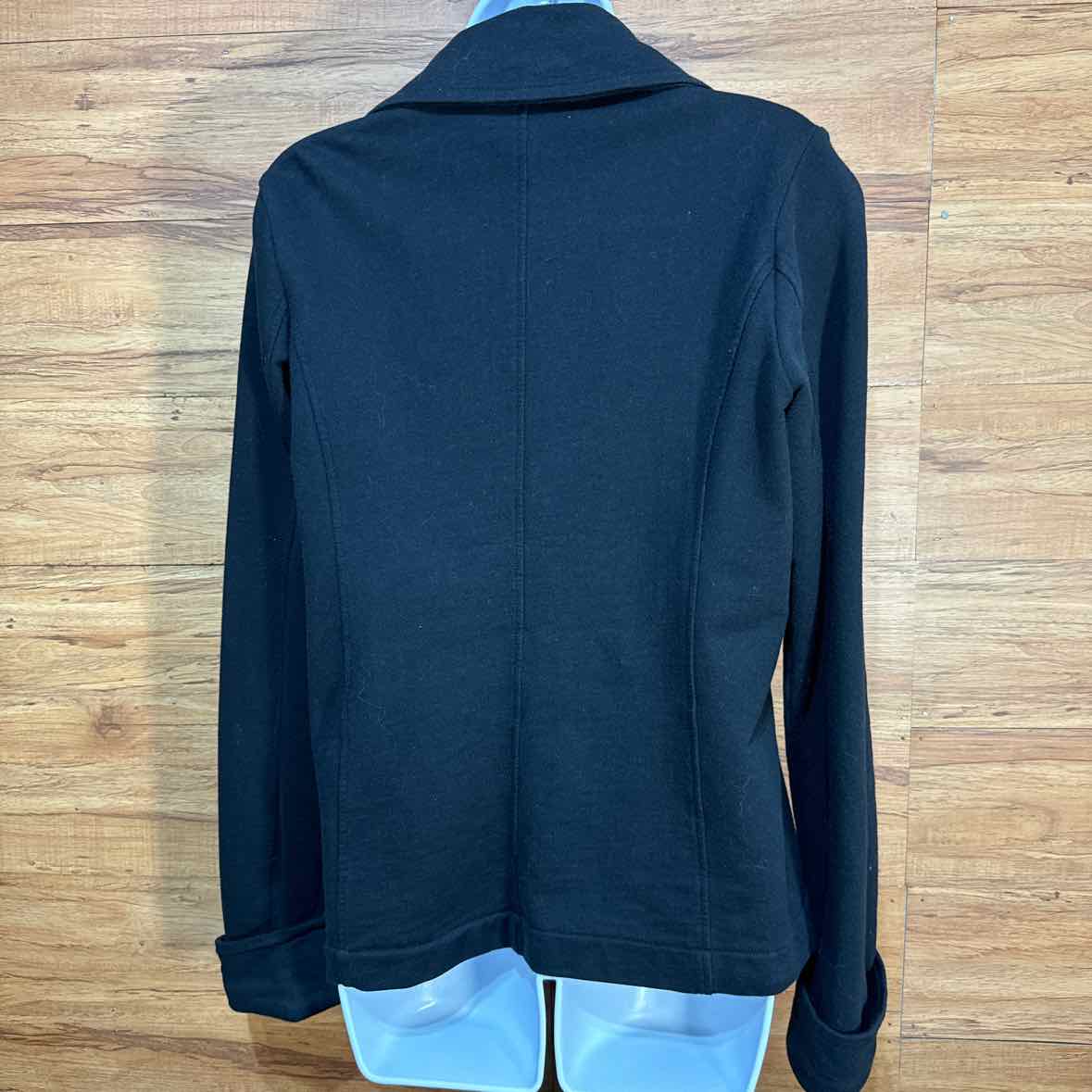 Normakamali Black Size M Knit Double Breasted Blazer Jacket