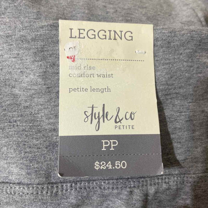 Style Size PP Gray Yoga Pants