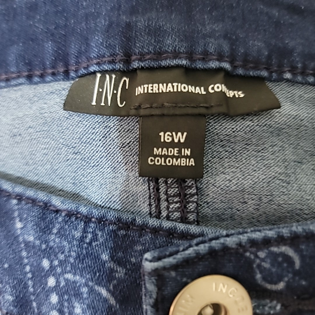 INC Size 16W Blue Jeans