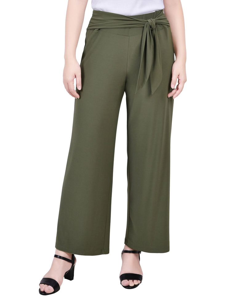 NY Collection Olive Green Size PL Pants NWT