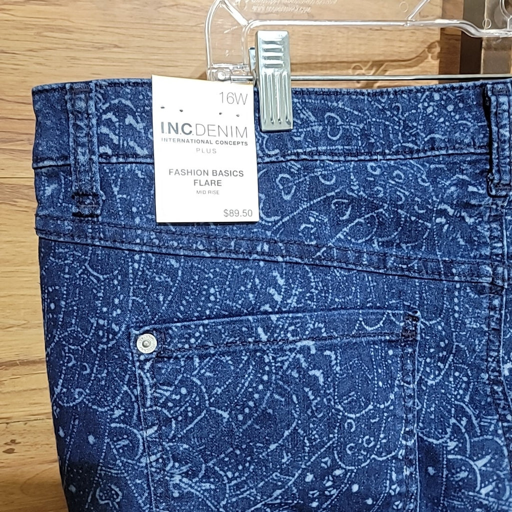 INC Size 16W Blue Jeans