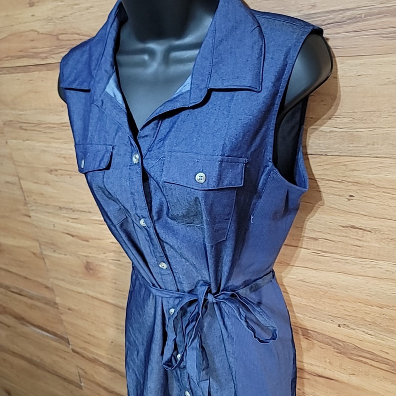 NY Collection Size PL Blue Dress
