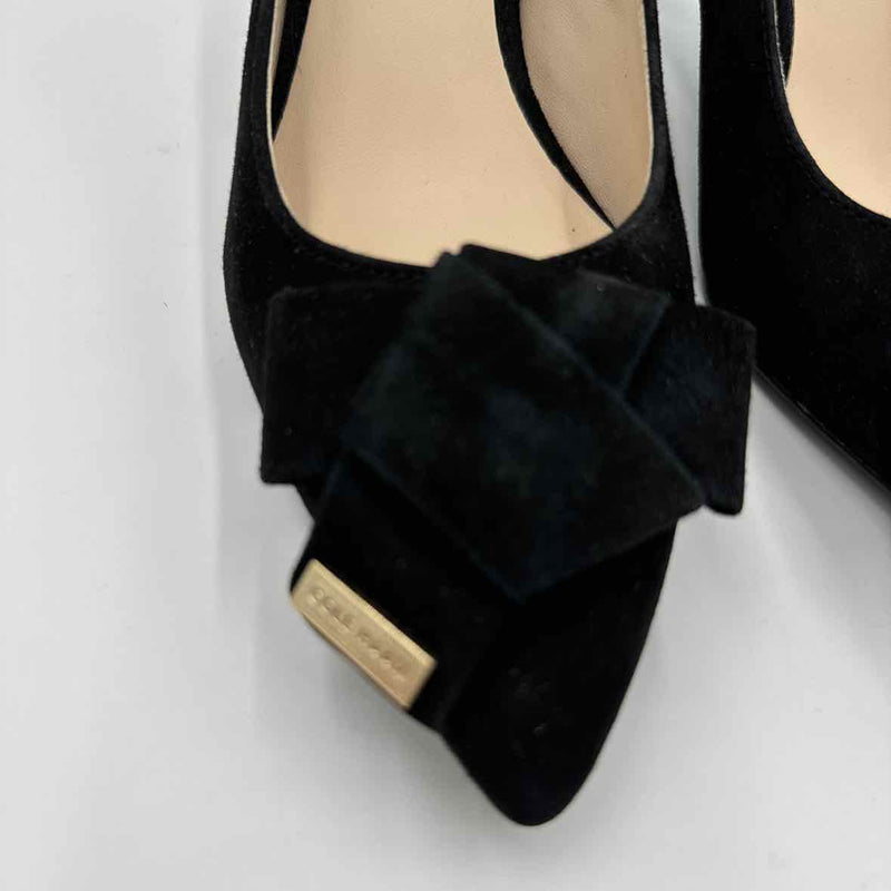 Cole Haan Ina 75 Shoe Size 8 Black Suede Heels