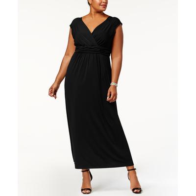 NY Collection Black Size 2X Dress