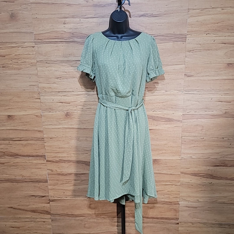 NY Collection Size PL Green Dress